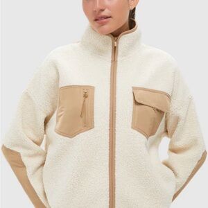 Tuckernuck Buttercream Fleece Lawrence Full Length Zip Up